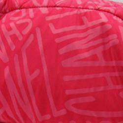 Pre Owned حقيبة ظهر شانيل كوكو نيج نايلون وردي مطبوعة قابلة للتحويل