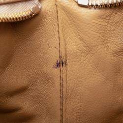 Pre Owned Chanel Brown Caviar Medallion Tote