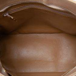 Pre Owned Chanel Brown Caviar Medallion Tote