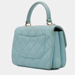 مملوكة مسبقًا Chanel Blue Small Quilted Lambskin Trendy CC Flap
