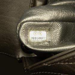 Pre Owned حقيبة شانيال شيفرون غلاف مربع عجل مزخرف صغيرة