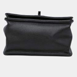 مملوكة مسبقًا Chanel Black Mini Calfskin Propeller Flap