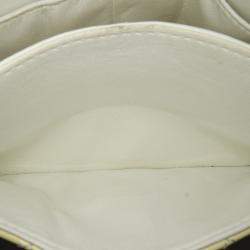 Pre Owned حقيبة شانيل صفراء صغيرة قابلة للإصدار 2.55 مزدوجة الرفرف براءة اختراع