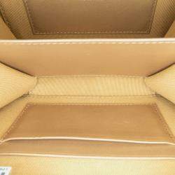 Pre Owned حقيبة كاميرا شانييل برتقالية جلد خروف مبطن لؤلؤة كروش CC