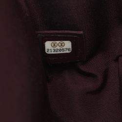 Pre Owned حقيبة شانيل وايت بوي شيرلينغ متوسط مزدوج اللون flap