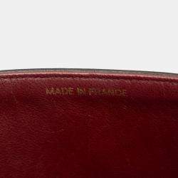 مملوكة مسبقًا حقيبة شانيل كلاسيك جلد الخروف سوداء حجم متوسط مزدوجة الرفرف