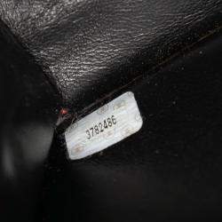 مملوكة مسبقًا حقيبة يد شانيل شوكولاتة بار حمراء براءة طبعة تويد