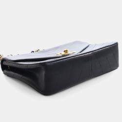 Pre Owned حقيبة شانيل قديمة كافيار كبيرة فلاب مفردة