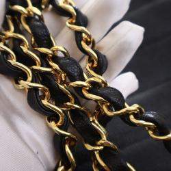 Pre Owned حقيبة شانيل قديمة كافيار كبيرة فلاب مفردة