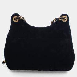 مملوكة مسبقًا Chanel Small Velvet Wavy CC Hobo