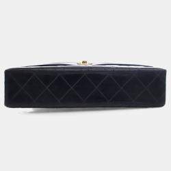 Pre Owned Chanel Vintage Black Lambskin Paris Double Flap Bag