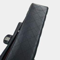 مملوكة مسبقًا Chanel Black Medium Classic Lambskin Double Flap