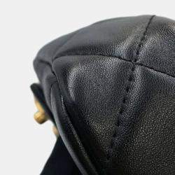 Pre Owned Chanel Black Small Quilted Lambskin Funky Town Flap