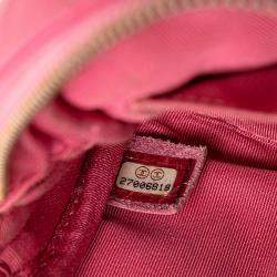 Pre Owned Chanel Pink Quilted Caviar CC Day Camera Bag