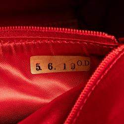 مملوكة مسبقًا حقيبة كاميرا سلسلة كافيار مبطن سي سي حمراء شانيل