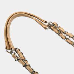 Pre Owned حقيبة شانيل براون كافيار جراند شوبنغ توت