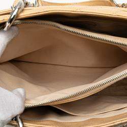 Pre Owned حقيبة شانيل براون كافيار جراند شوبنغ توت