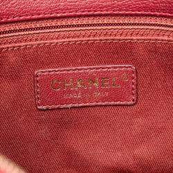 مملوكة مسبقًا Chanel Red Medium Calfskin Coco Curve Flap