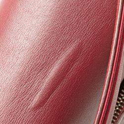 مملوكة مسبقًا Chanel Red Medium Calfskin Coco Curve Flap