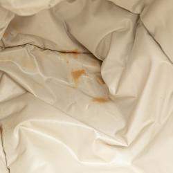 مملوكة مسبقًا Chanel White Nylon Tweed Printed Coco Cocoon Tote