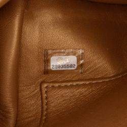 Pre Owned Chanel Navy Blue Small Lambskin Chic Pearls Flap