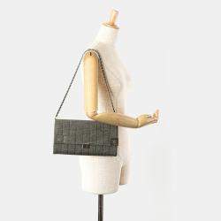 Pre Owned Chanel CC Choco Bar Denim Chain Flap