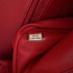 Pre Owned Chanel Pink Mini Quilted Lambskin Carry Chic Flap