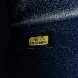 مملوكة مسبقًا حقيبة بوي شانيل دينيم وتويد زرقاء متوسطة