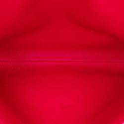 Pre Owned Chanel Pink Small Quilted Lambskin On And On Chain Flap