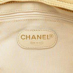 مملوكة مسبقًا حقيبة سلسلة شانيل سي سي جلد حمل بني