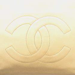 مملوكة مسبقًا حقيبة سلسلة شانيل سي سي جلد حمل بني