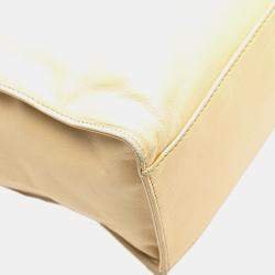 مملوكة مسبقًا حقيبة سلسلة شانيل سي سي جلد حمل بني