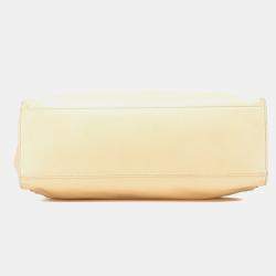 مملوكة مسبقًا حقيبة سلسلة شانيل سي سي جلد حمل بني