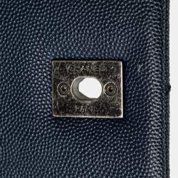 Pre Owned حقيبة شانيل بلو كبيرة كافيار كوكو بيد علوية