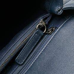 Pre Owned حقيبة شانيل بلو كبيرة كافيار كوكو بيد علوية