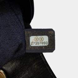 مملوكة مسبقًا Chanel Black Crumpled Calfskin En Vogue Rope Flap