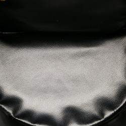 Pre Owned حقيبة شانيل فانيتي جلد كافيار سوداء CC