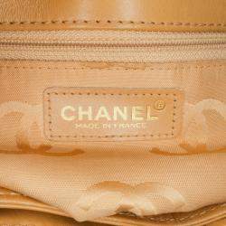 مملوكة مسبقًا حقيبة شانيل سيسي جلد عجل بني وايلد ستيتش