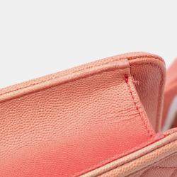 مملوكة مسبقًا Chanel Pink Medium Quilted Caviar Sunset On The Sea Flap