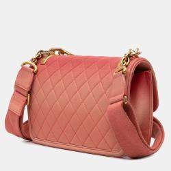 مملوكة مسبقًا Chanel Pink Medium Quilted Caviar Sunset On The Sea Flap