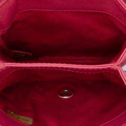 Pre Owned Chanel Pink Mini Stitched Calfskin Citizen Flap