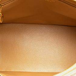 Pre Owned Chanel Brown Caviar Medallion Tote