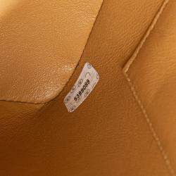 Pre Owned Chanel Brown Caviar Medallion Tote