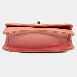 مملوكة مسبقًا Chanel Pink Small Quilted Caviar Sunset On The Sea Flap