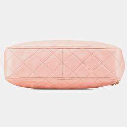 Pre Owned حقيبة شانيل كروس بودي كاميرا جلد خروف مبطن سي سي وردي