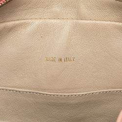 Pre Owned حقيبة شانيل كروس بودي كاميرا جلد خروف مبطن سي سي وردي