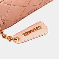 Pre Owned حقيبة شانيل كروس بودي كاميرا جلد خروف مبطن سي سي وردي