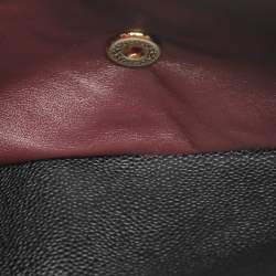 مملوكة مسبقًا Chanel Classic Double Flap Large Black Caviar Leather Shoulder Bag