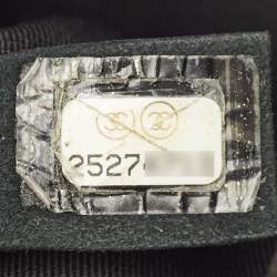 Pre Owned Chanel Chain Around Phone Black Quilted Leather Crossbody Bag