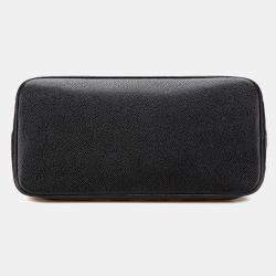 Pre Owned حقيبة يد شانيل ميداليون كافيار سوداء